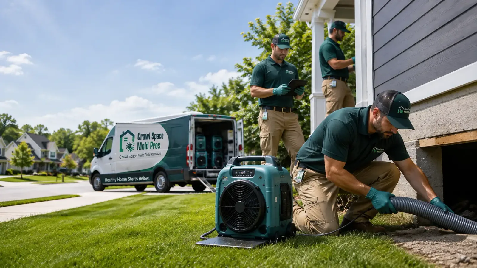Crawl Space Mold Removal in Sparta, IL